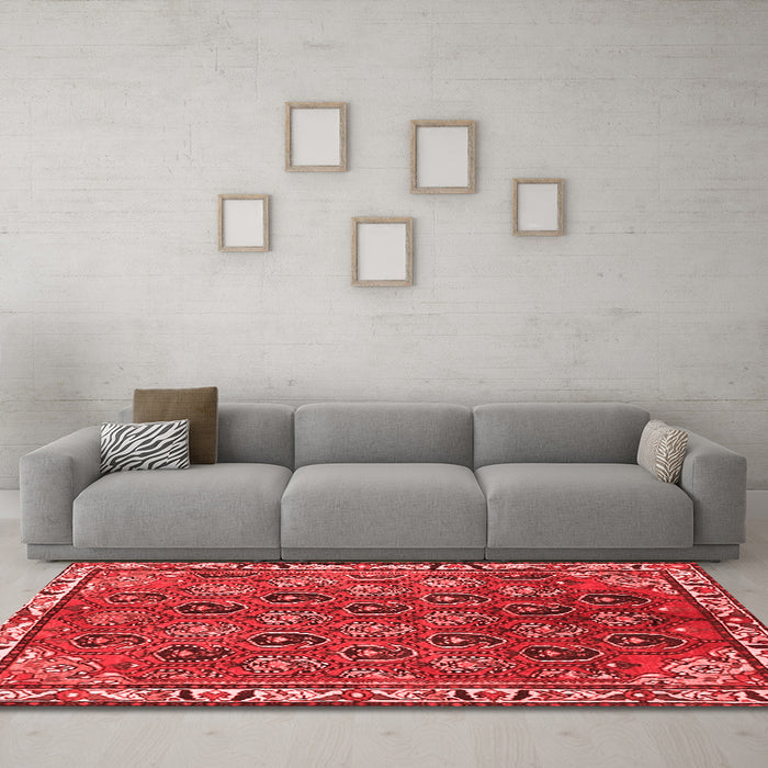 Traditional Red Washable Rugs