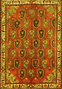 Persian Yellow Traditional Rug, tr4258yw