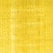 Square Persian Yellow Traditional Rug, tr4259yw