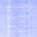 Square Machine Washable Persian Blue Traditional Rug, wshtr4259blu