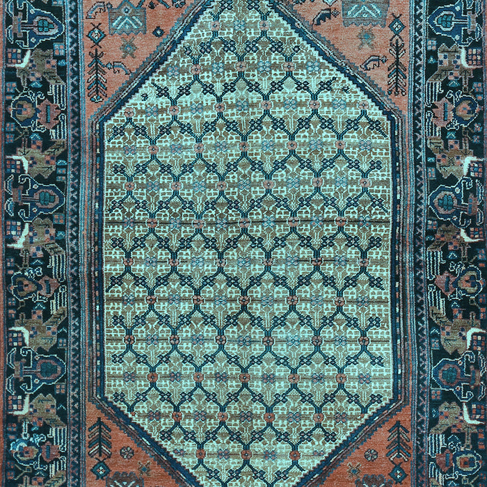Persian Light Blue Traditional Rug, tr425lblu