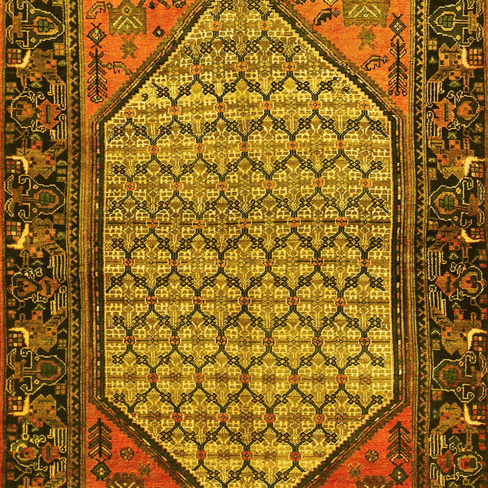 Persian Yellow Traditional Rug, tr425yw