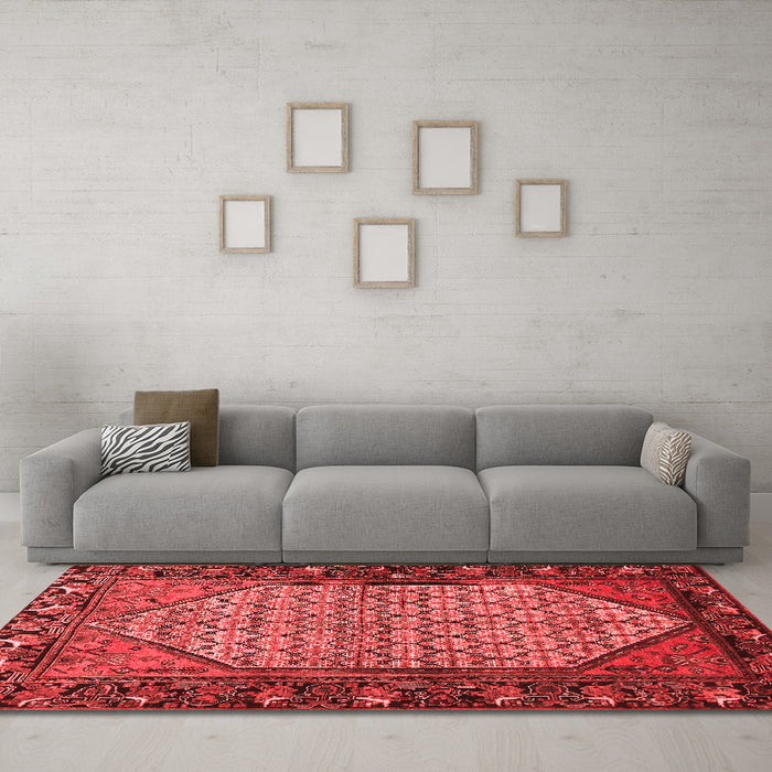 Traditional Red Washable Rugs