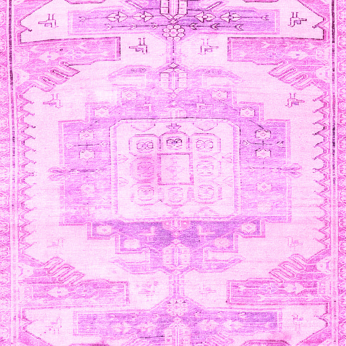 Machine Washable Persian Pink Traditional Rug, wshtr4260pnk