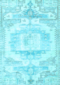 Persian Light Blue Traditional Rug, tr4260lblu