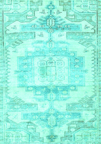 Persian Turquoise Traditional Rug, tr4260turq