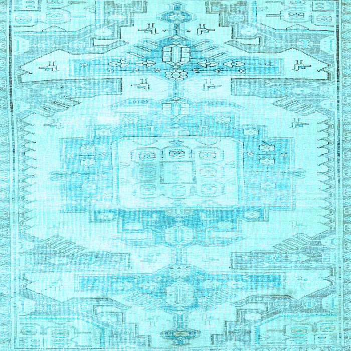 Square Persian Light Blue Traditional Rug, tr4260lblu