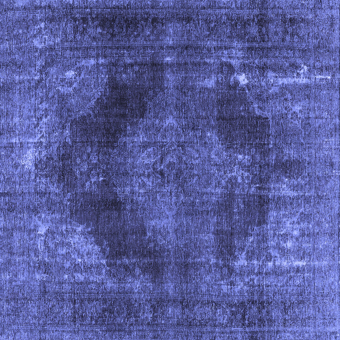 Square Persian Blue Bohemian Rug, tr4261blu