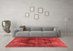 Bohemian Red Washable Rugs