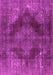 Machine Washable Persian Pink Bohemian Rug, wshtr4261pnk