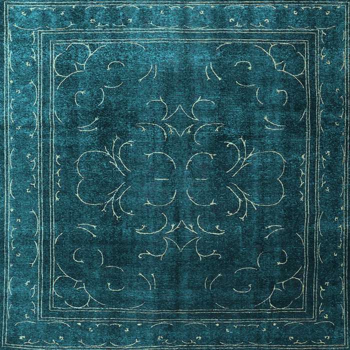 Square Persian Light Blue Traditional Rug, tr4262lblu