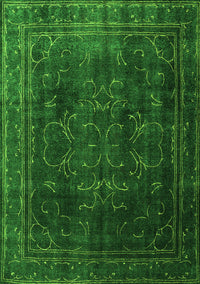 Persian Green Traditional Rug, tr4262grn