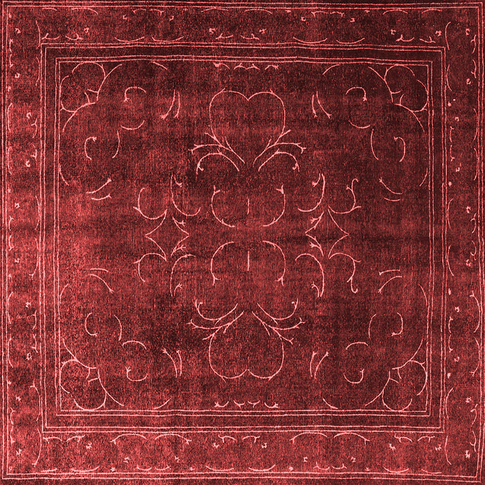 Machine Washable Persian Red Traditional Rug, wshtr4262red