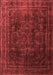 Persian Red Traditional Area Rugs