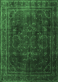 Persian Emerald Green Traditional Rug, tr4262emgrn