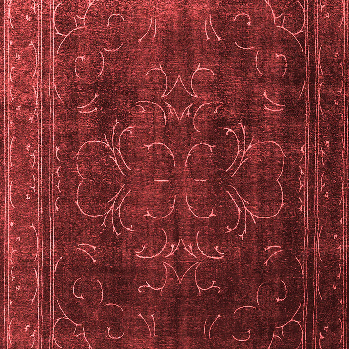 Machine Washable Persian Red Traditional Rug, wshtr4262red