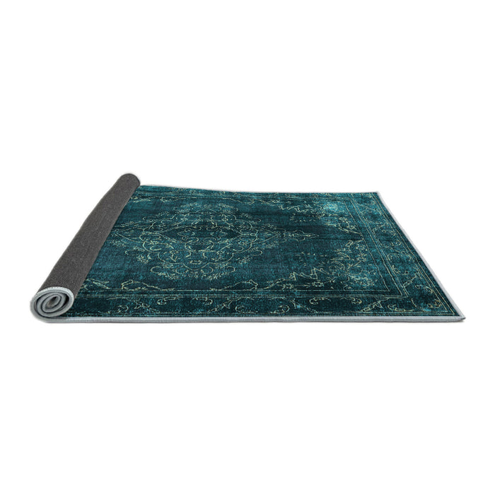 Sideview of Persian Light Blue Traditional Rug, tr4263lblu