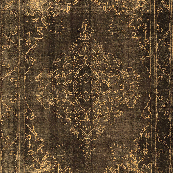 Machine Washable Persian Brown Traditional Rug, wshtr4263brn