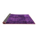 Sideview of Persian Purple Traditional Rug, tr4263pur