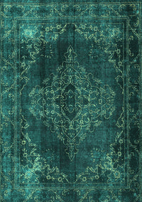 Persian Turquoise Traditional Rug, tr4263turq