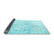 Sideview of Persian Light Blue Traditional Rug, tr4264lblu