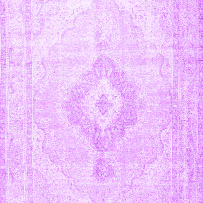 Machine Washable Persian Purple Traditional Area Rugs, wshtr4265pur