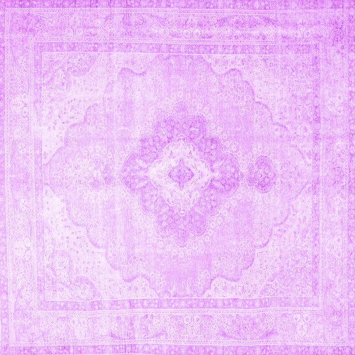 Square Persian Purple Traditional Rug, tr4265pur