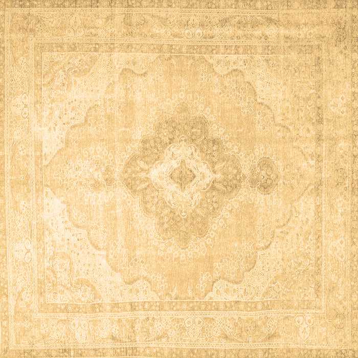 Square Machine Washable Persian Brown Traditional Rug, wshtr4265brn
