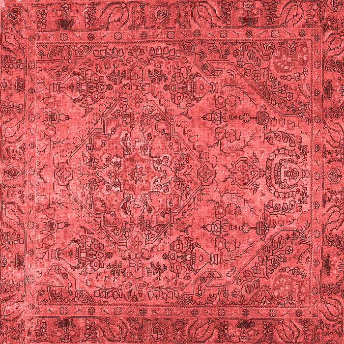 Machine Washable Persian Red Traditional Rug, wshtr4266red