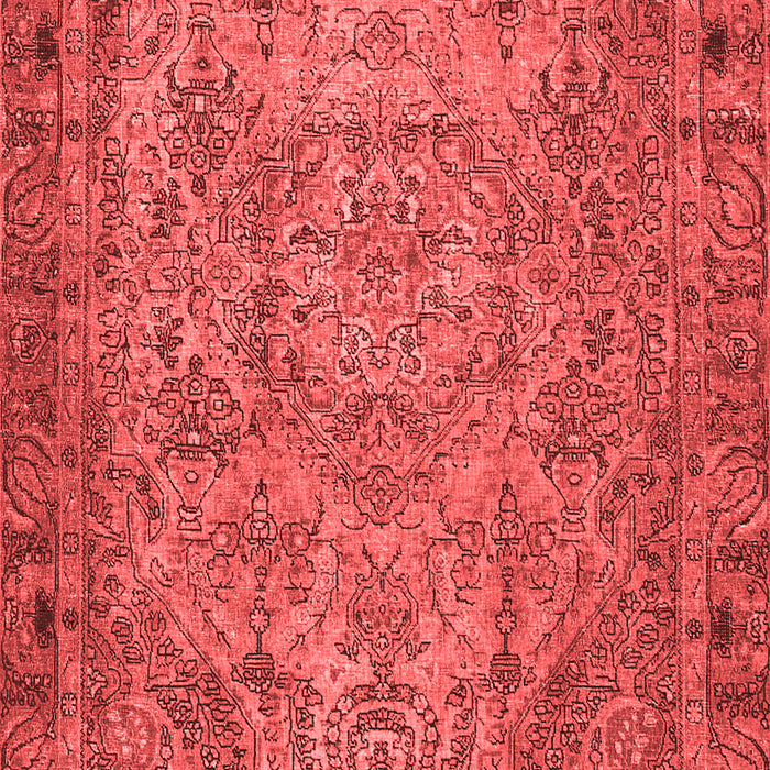 Machine Washable Persian Red Traditional Rug, wshtr4266red