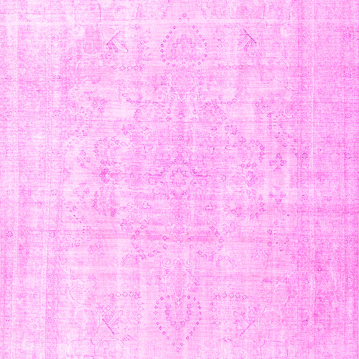 Machine Washable Persian Pink Traditional Rug, wshtr4267pnk