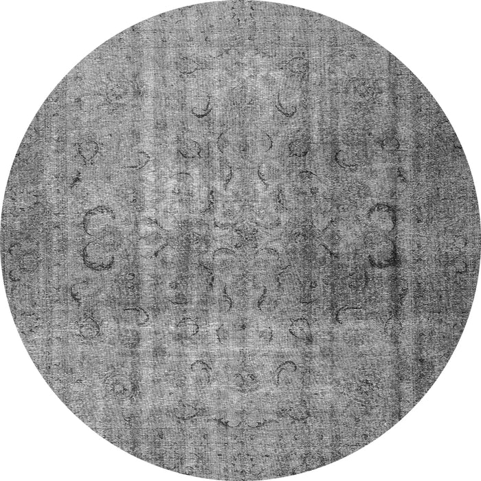 Machine Washable Persian Gray Traditional Rug, wshtr4268gry