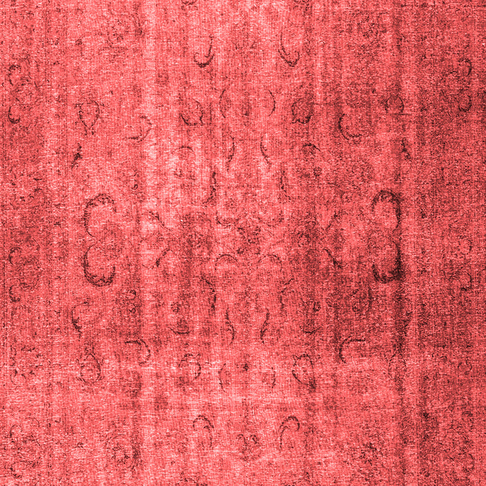 Machine Washable Persian Red Traditional Rug, wshtr4268red