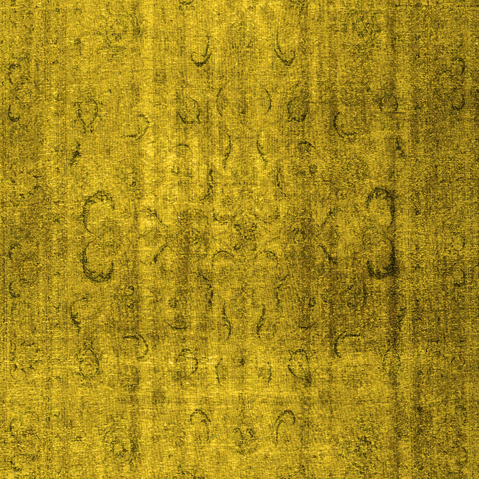 Machine Washable Persian Yellow Traditional Rug, wshtr4268yw