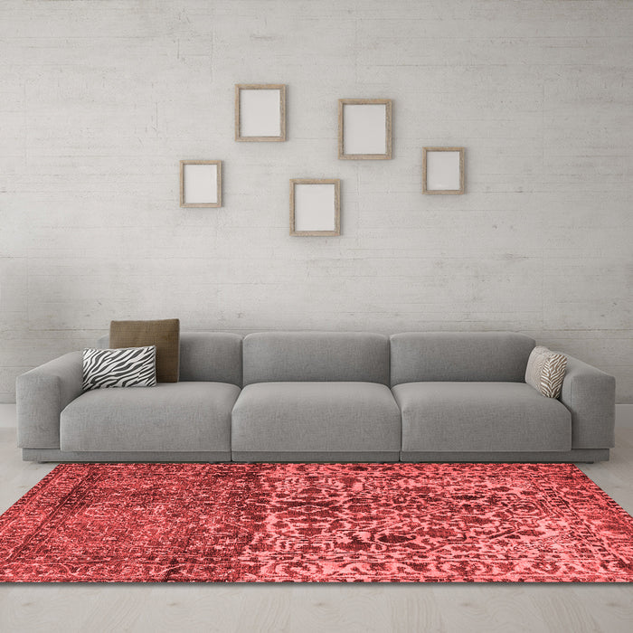 Traditional Red Washable Rugs