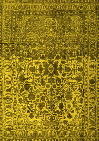 Persian Yellow Traditional Rug, tr4269yw