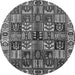 Machine Washable Persian Gray Traditional Rug, wshtr426gry