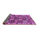 Sideview of Persian Purple Traditional Rug, tr426pur