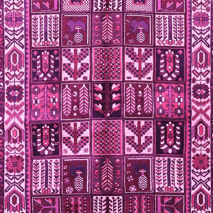 Machine Washable Persian Pink Traditional Rug, wshtr426pnk
