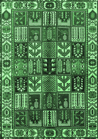 Persian Emerald Green Traditional Rug, tr426emgrn