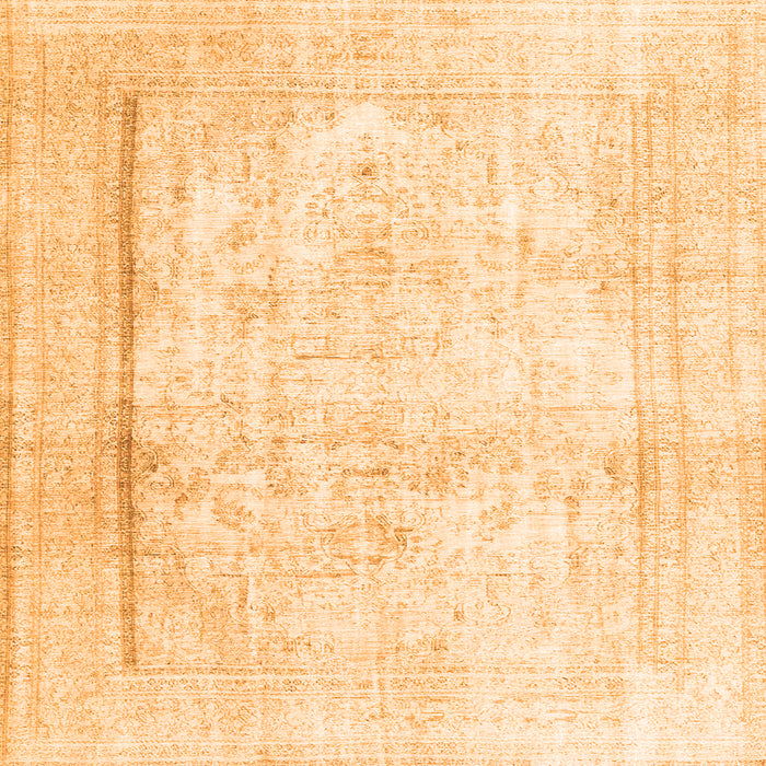 Serging Thickness of Persian Orange Traditional Rug, tr4270org