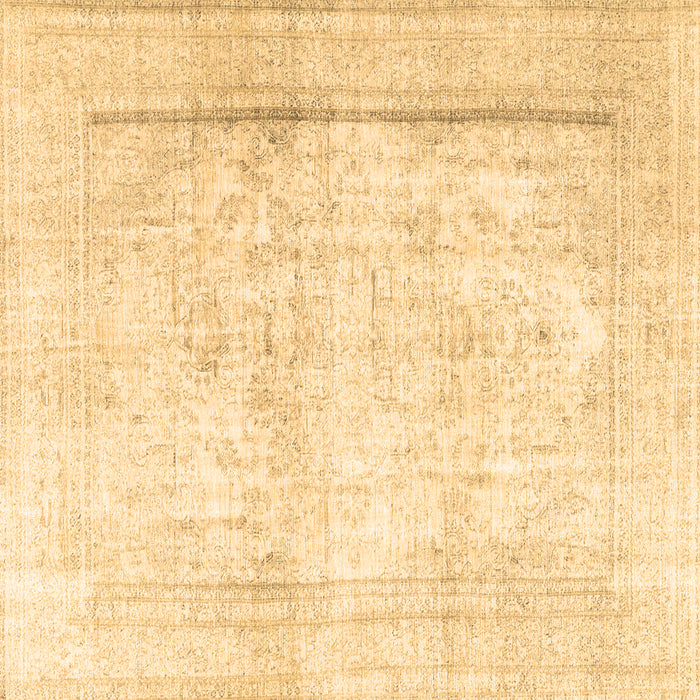 Square Persian Brown Traditional Rug, tr4270brn
