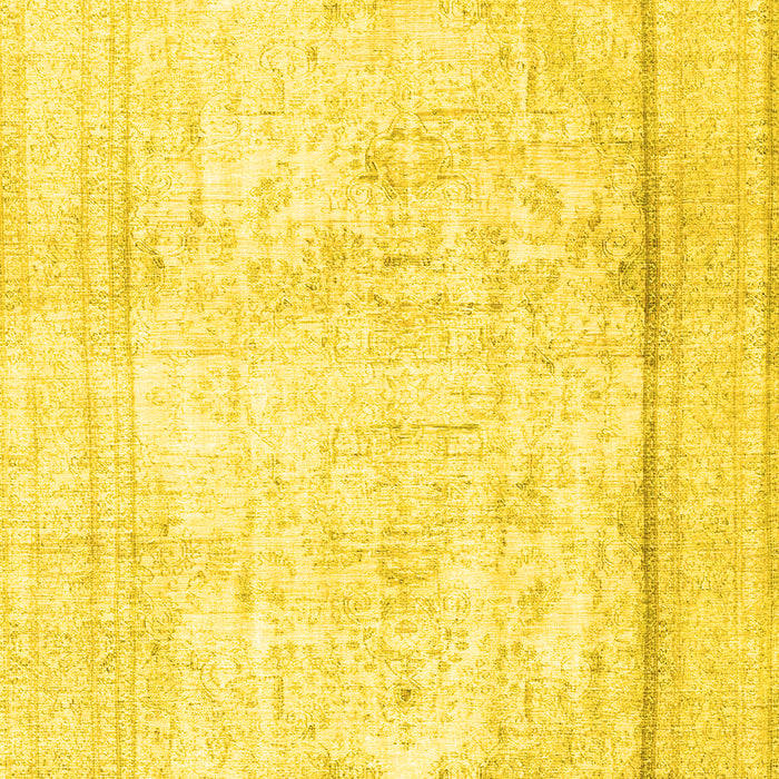 Machine Washable Persian Yellow Traditional Rug, wshtr4270yw