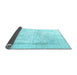 Sideview of Persian Light Blue Traditional Rug, tr4270lblu