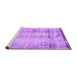 Sideview of Machine Washable Persian Purple Traditional Area Rugs, wshtr4271pur