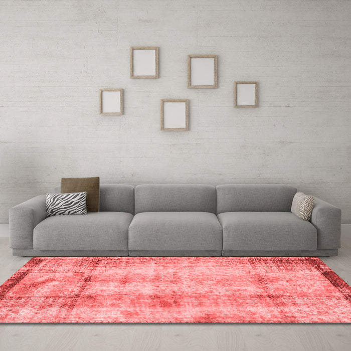 Traditional Red Washable Rugs