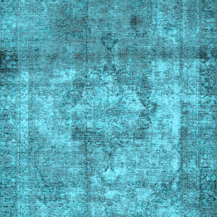 Machine Washable Persian Light Blue Traditional Rug, wshtr4272lblu