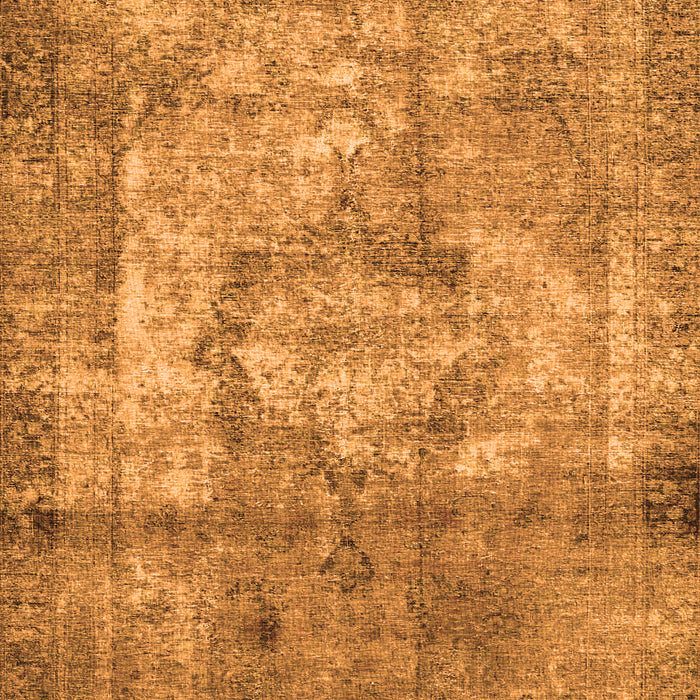 Serging Thickness of Machine Washable Persian Orange Traditional Area Rugs, wshtr4272org