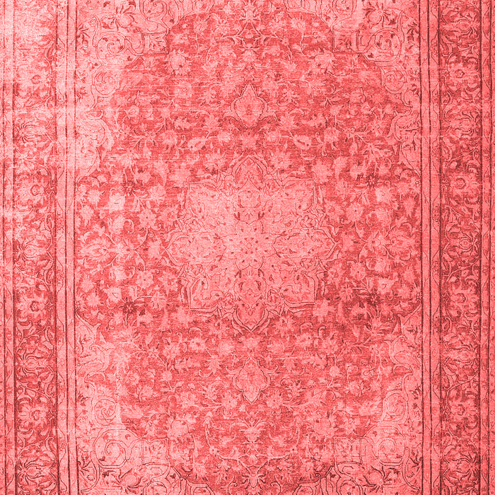 Machine Washable Persian Red Traditional Rug, wshtr4273red