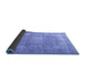 Sideview of Persian Blue Traditional Rug, tr4273blu